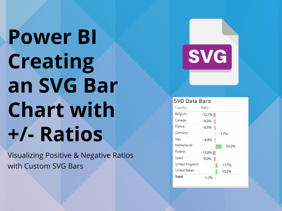 How to create a SVG Bar Chart with postive / negative ratios?