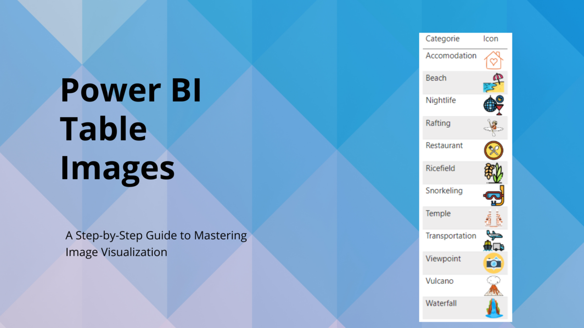 PowerBI Images in tables