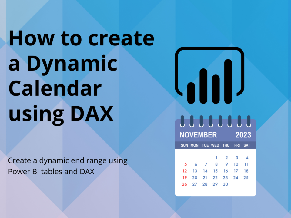 How to create a dynamic calendar using DAX in Power BI