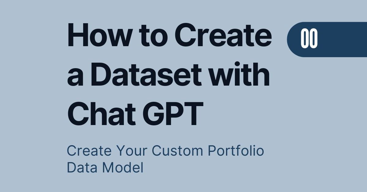 How to create a dataset for Power BI using Chat GPT