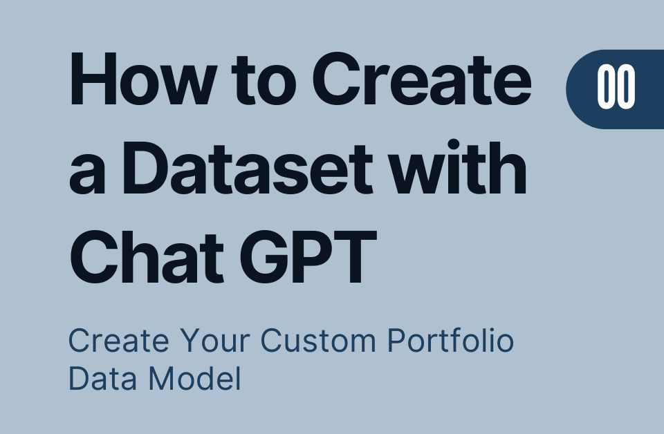 How to create a dataset for Power BI using Chat GPT