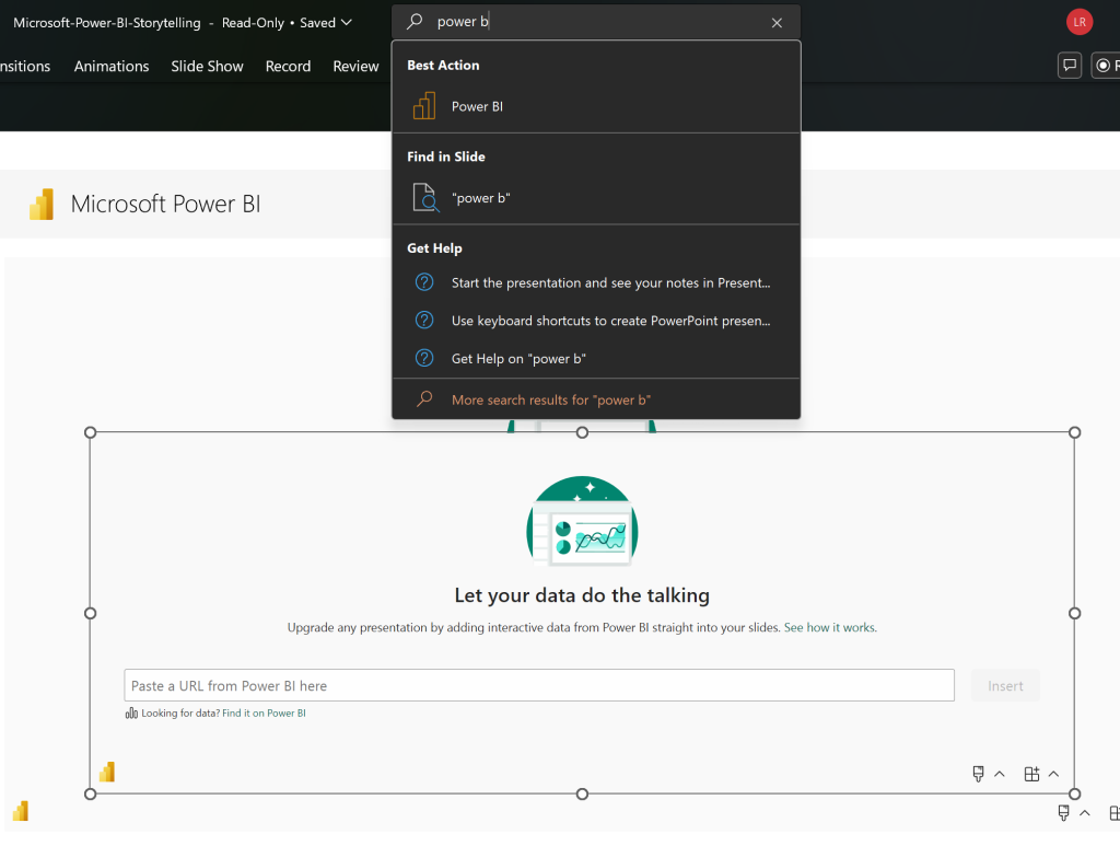 Power BI Add on in Power Point