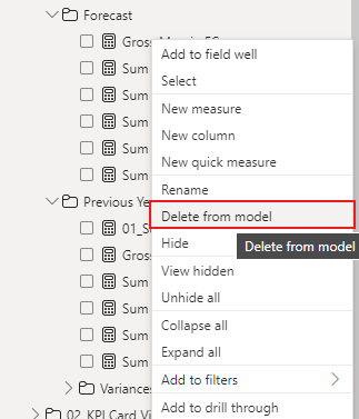 Delete a power bi measure in bulk saves time. But here we delete it one by one.