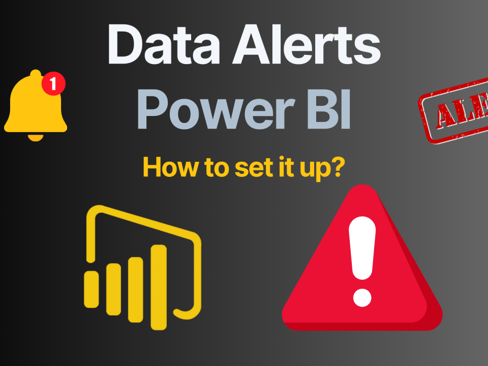 Data Alerts Power BI - How to set it up?