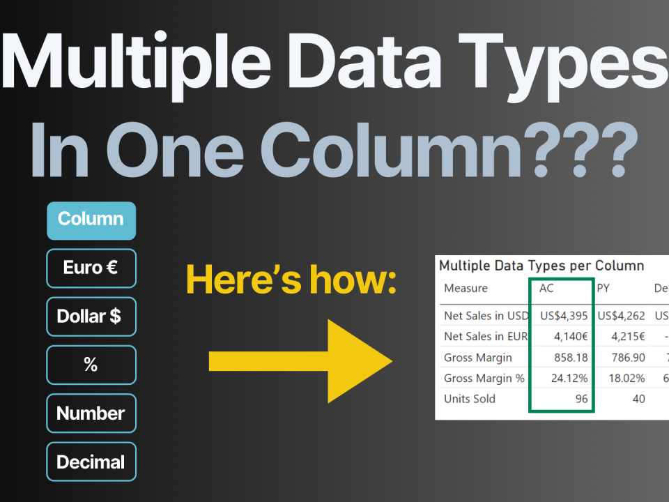 power bi multiple data types in one column