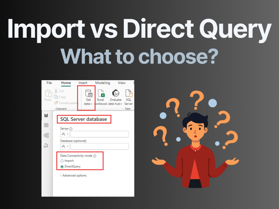 Power BI Direct Query vs Import