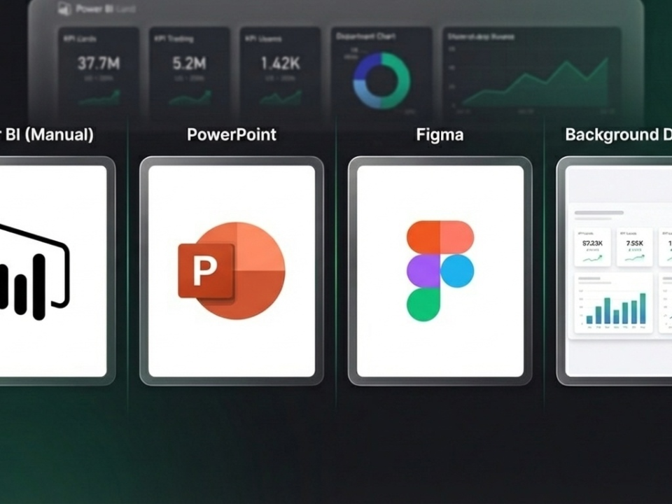 4 Ways to Create a Power BI Background Design